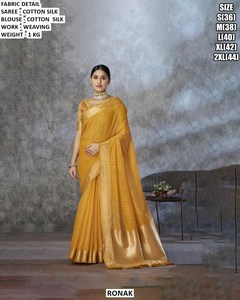 Sari color melocotón negro - Product Image 2
