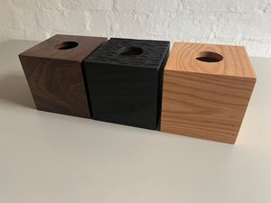 Boîte à mouchoirs en bois artisanale, design élégant en bois naturel, accessoire de décoration intérieure durable et élégant, idéal pour le salon, le bureau - Product Image 4