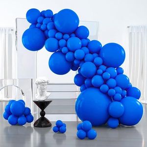 Palloncini PartyWoo Blu Royal, Confezione da 100 Pezzi con Misure Assortite 36, 18, 12, 10, 5 Pollici, Varietà di Blu Scuro per Feste - Product Image 1