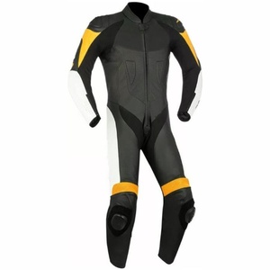 Trajes de Motociclismo Personalizados de Cuero Genuino, Transpirables, Estampados, Tallas Grandes, Anti-UV, Resistentes al Viento, Unisex - Product Image 2