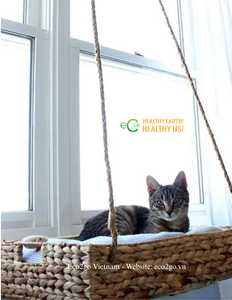 Refugio para Mascotas Ovalado, Simple, Bonito y Ecológico, Tejido a Mano |   Cesta de Jacinto de Agua Natural para Mascotas y Cesta para Dormir |   Forma y Tamaño Personalizados - Product Image 6