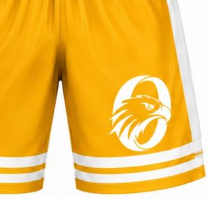 Pantalones Cortos de Hockey sobre Hielo Sublimados en Amarillo para Hombre, Pantalones Deportivos Ligeros con Rayas de Poliéster, Uniforme de Equipo, Ropa para Competencia - Product Image 6