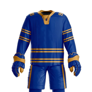Uniforme de Hockey sobre Hielo, Ropa Deportiva Activa, Impresa y Personalizable, Ropa de Alto Rendimiento para Actividades y Eventos de Equipo, 100% Poliéster - Product Image 5