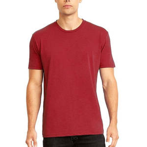 T-shirt col rond unisexe en coton biologique 50% polyester 50% coton, poids lourd, personnalisé |   T-shirts à manches courtes respirants et écologiques - Product Image 5