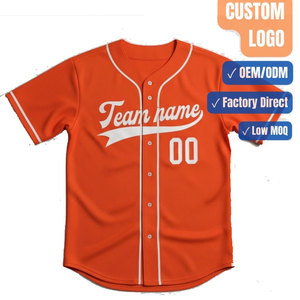 Uniforme Deportivo Personalizado de Béisbol con Botones y Logotipo Personalizado, Fabricante al por Mayor - Product Image 1