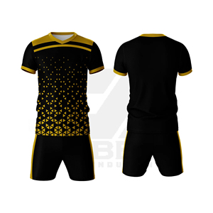 เสื้อฟุตบอลชายแบบสั่งทำพิเศษรุ่นใหม่ปี 2026 พร้อมลายตัวอักษรโลโก้ด้านหน้า ผลิตจากโพลีเอสเตอร์ 100% แห้งเร็ว ป้องกันแบคทีเรีย แขนสั้น - Product Image 3