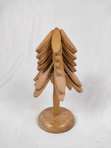 <b>Wooden</b> Trivets Coaster Set Eco-Friendly Custom Size for Home Hotel Restaurant Use Wholesale From India - Product Image 4