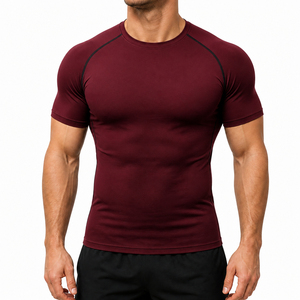 Gym <b>Compression</b> T <b>Shirts</b> <b>Custom</b> <b>Design</b> Performance Workout Wear Export Pakistan OEM Manufacturing Supply - Product Image 2