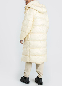 Chaqueta Acolchada de Invierno para Hombre, con Capucha, Larga, Impermeable, Transpirable, de Grosor Estándar, Informal, Rellena de Poliéster - Product Image 5