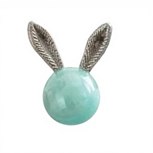 Poignée de meuble en laiton et résine en forme de lapin, moderne, pour la décoration de la maison et des bars, écologique, durable, multifonction, installation facile - Product Image 5