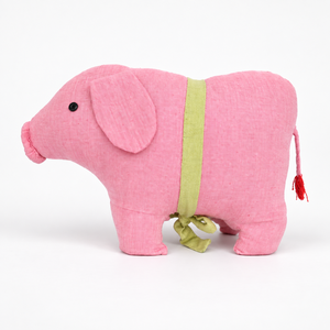 Juguete de Peluche de Cerdo Rosa Suave Ecológico con Relleno de Fibra de Seda y Material de Algodón Tejido a Mano para Decoración de Habitaciones Infantiles y Regalo de Cumpleaños - Product Image 6