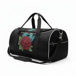 Customized Logo Luxury <b>Weekender</b> Canvas Duffle <b>Bags</b> for <b>Men</b>-Waterproof Large Capacity Sport Travel <b>Bags</b> with Polyester Lining - Product Image 4