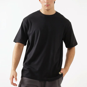 T-shirt Homme Oversize de Qualité Supérieure en Tissu Toile Mélange Polyester/Coton Respirant Coupe Ample Motif Personnalisé - Product Image 5