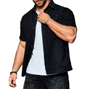 Shorts en jean pour hommes personnalisés en gros – Qualité supérieure, décontractés, respirants, séchage rapide, avec impression de logo personnalisée – Nouveauté été - Product Image 2