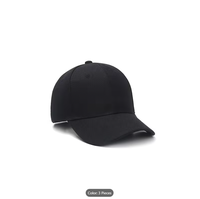 Casquettes de baseball sportives à 5 panneaux, couleur unie, légères, pour les sports de plein air, lavables à la main, 5 pièces