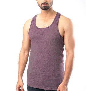 Logo Custom Breathable Plus Size Gym Fitness Sports Workout Running Training Muscle Cotton <b>Stringer</b> Crop <b>Vest</b> Tank Top - Product Image 1