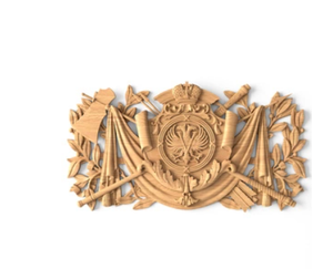 Decoration Other Kitchen Furniture cabinet hotel Floral Carving Wood Applique Hangers Onlays Sculpture <b>Corbel</b> for Cabinet - Product Image 4