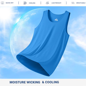 Camiseta Deportiva de Último Diseño con Material que Absorbe la Humedad para Fitness y Culturismo, Camisetas Ligeras para Hombre con Aberturas para los Brazos - Product Image 5