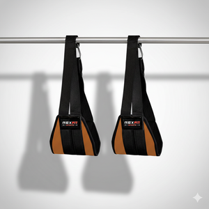 Sangles abdominales professionnelles Rexfit Sport pour la gym et la maison, avec support rembourré épais pour les bras, pour les exercices de levage des jambes, du tronc et des abdominaux - Product Image 1