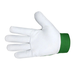Gants de jardin en cuir pour travaux de plantation, à doigts entiers, antidérapants, avec fermeture auto-agrippante, logo personnalisé, marque privée, OEM - Product Image 2