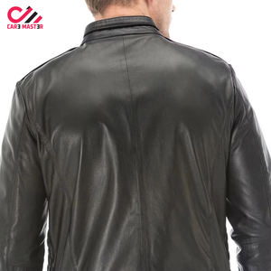 New Arrival Fashionable Outdoor Clothing Winter Cowhide <b>Leather</b> <b>Jacket</b> Men Clothing Regular <b>Long</b> Sleeves Cowhide <b>Leather</b> <b>Jacket</b> - Product Image 4