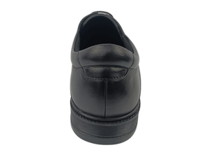 Chaussures habillées formelles pour hommes Dlords Larry Derby en cuir véritable noir, à lacets, antidérapantes, avec semelle intermédiaire EVA amortie - Product Image 2
