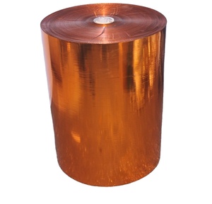 100% <span class=keywords><strong>polyester</strong></span> thêu sợi có độ bền cao kim loại màu hồng cam lurex hiệu ứng 12 micron đếm bền cho may crafting nhuộm - Product Image 1