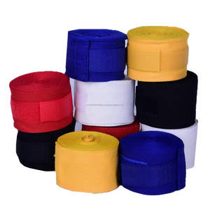 Guantes de boxeo de algodón elásticos de medio dedo para hombres y mujeres para Muay Thai y envoltura de mano, guantes interiores, equipo de protección - Product Image 3