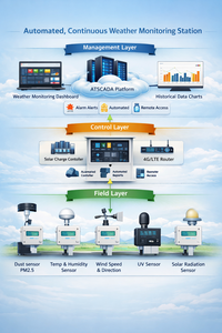Station de surveillance météo automatisée et continue Plateforme professionnelle de surveillance et d'alerte météo |   OEM disponible - Product Image 3