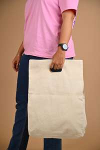 Custom Designed Large Canvas Tote Bag Rope Handle Custom Printed Letter Logo-Sport Suit <b>Personalised</b> Gift for Grocery Shopping - Product Image 3