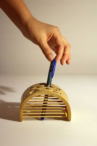 <b>Rustic</b> Wood Pencil Organizer for Study Table Wooden Writing Tools Caddy for Desktop Luxury Wooden <b>Office</b> <b>Desk</b> Companion Wooden C - Product Image 5