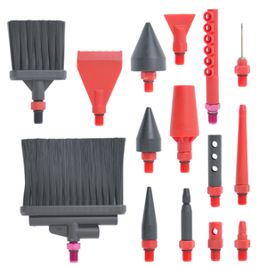 Best 1/4Inch Light Weight Pneumatic Blower Air <b>Dust</b> Blow Gun with <b>Brush</b> Nozzle - Product Image 1