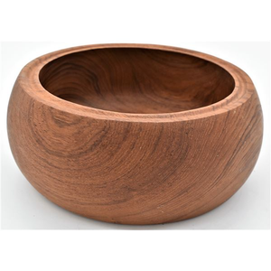 ชามไม้ธรรมชาติคลาสสิกจาก CRAFTS HUB ผลิตจากวัสดุคุณภาพสูง - Product Image 4