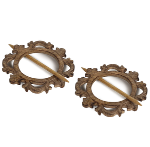 100% Natural Wood <b>Tie</b> <b>Back</b> Clip Curtain Accessories Wooden Curtain Ticback Curtain Ring Wholesale Price - Product Image 1