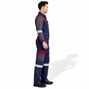Overol de Seguridad Industrial Personalizado, Antiestático, de Algodón, Uniforme de Trabajo, Ropa Protectora Resistente para la Industria de la Construcción - Product Image 5