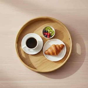 ถาดไม้คุณภาพสูง ทนทาน สำหรับเสิร์ฟอาหาร ชา กาแฟ น้ำผลไม้ ขนม และใช้ในครัว รับประทานอาหาร มีจำหน่ายในราคาดี - Product Image 6