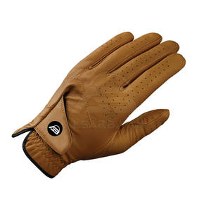 Gants de golf en cuir de qualité supérieure, prix d'usine, logo personnalisé, cuir de mouton. - Product Image 4