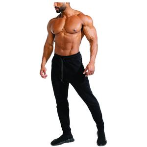 กางเกง Jogger สำหรับผู้ชาย,กางเกงวอร์มผ้าสแปนเด็กซ์แบบปรับแต่งเองได้โลโก้แบบกำหนดเอง - Product Image 1