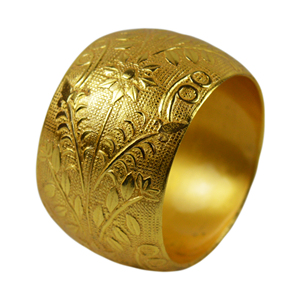 Anillo Porta Servilletas Redondo de Metal Chapado en Oro Brillante, Decoración Elegante para Mesa de Comedor y Centro de Mesa para Bodas - Product Image 5
