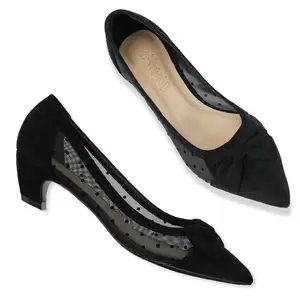 2024 Fashion High Heels Shoes Ladies Women Pumps Black Chunky Heels