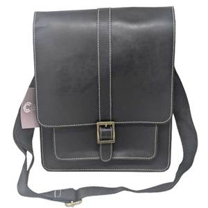 Mens Leather Shoulder Bag Handmade Vintage Cross body Flap Satchel Office Travel Business Casual Daily at wholesale price - Product Image 2