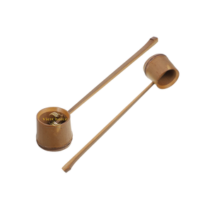 Cuillère à eau en bambou durable, écologique, pour la cuisine et l'extérieur - Product Image 4