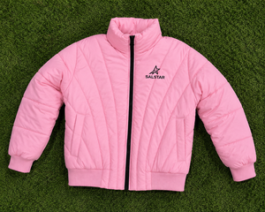 <b>Women</b>’s Pink Puffer <b>Jacket</b> Winter Quilted Bomber Crop Top <b>Jacket</b> Extremely Warm <b>Lightweight</b> Outdoor Fashion <b>Jacket</b> - Product Image 6