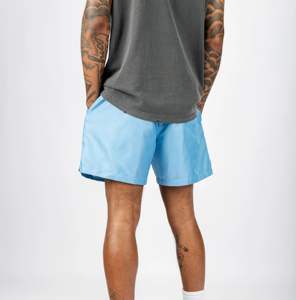 Pantalones Cortos Deportivos de Secado Rápido para Hombre, Estilo Casual, Pantalones Cortos de Nailon con Estampado Sólido para Fisicoculturismo y Running - Product Image 2