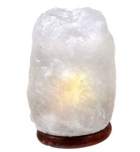 Lámpara de Sal Blanca del Himalaya, Ecológica, Hecha a Mano, Mejora el Estado de Ánimo, Reduce el Estrés, Aumenta la Energía, Trata el Trastorno Afectivo Estacional - Product Image 4