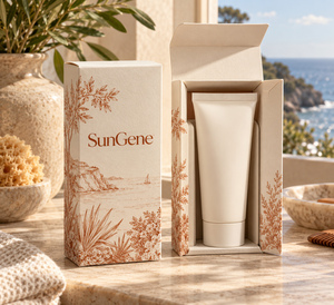 Boîte d'emballage pour tube de lotion ivoire |   Carton en papier imprimé sur mesure - Product Image 5
