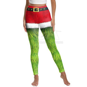 Warm <b>Women</b> <b>Christmas</b> <b>Legging</b> With Soft Inner Feel And Stretchable Material <b>For</b> Cold Weather Activities <b>Christmas</b> <b>Legging</b> - Product Image 2