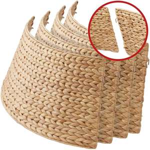 En gros, Jupe de sapin de Noël artisanale en jacinthe d'eau, style rustique, grande taille, pour base de sapin artificiel - Product Image 2