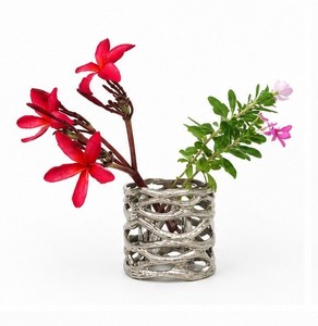 Décoration de table miniature en aluminium nickelé de luxe moderne haut de gamme, très vendue, pour la décoration de la maison et les mariages - Product Image 4