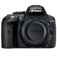 Appareil photo numérique Nikon D5300 d'occasion avec objectif 18-55 mm, kit 24,2 MP, vidéo 1080p, écran LCD inclinable pour vlogging